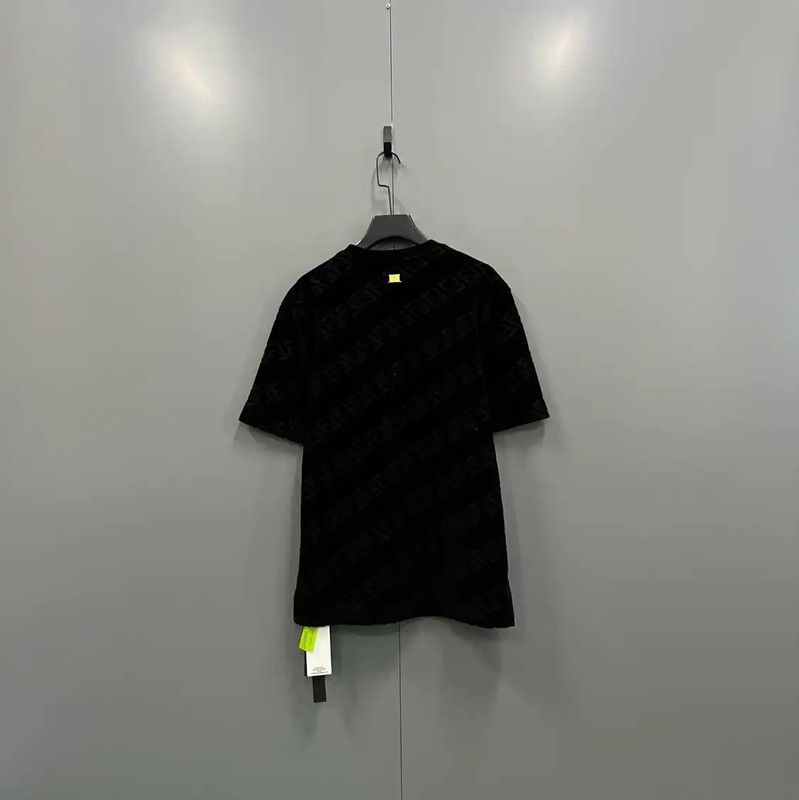 Fendi Fendi Black Logo Short Sleeve T-Shirt 0089 Size US M / EU 48-50 / 2 - 3 Thumbnail