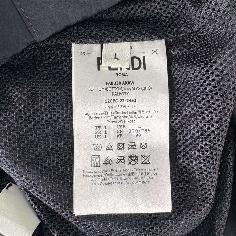 Fendi FENDI Black Casual Pants for Men Size L 0089 Size US 44 / EU 60 - 4 Thumbnail