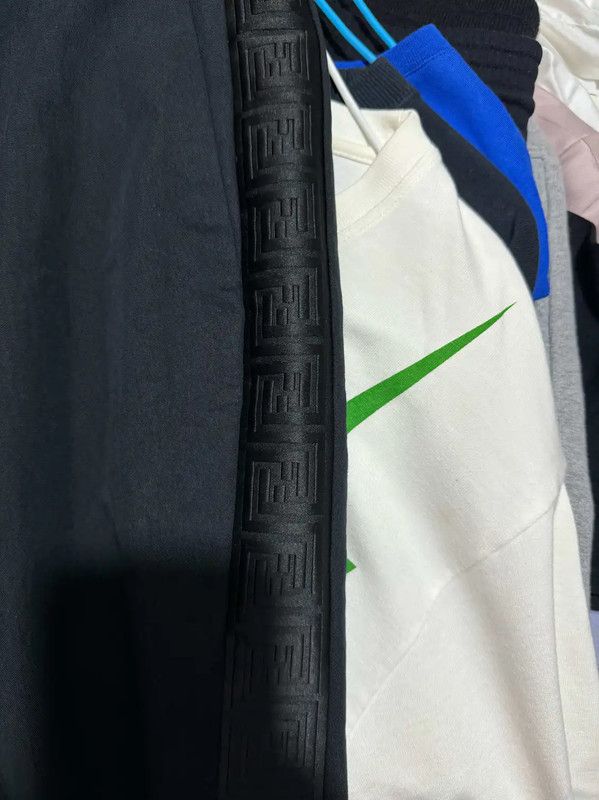 Fendi Fendi Black Cotton Logo Casual Shorts 0089 Size US 26 / EU 42 - 5 Thumbnail