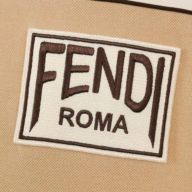 Fendi Fendi Embroidered Cotton Polo Shirt for Men 0089 Size US M / EU 48-50 / 2 - 3 Thumbnail
