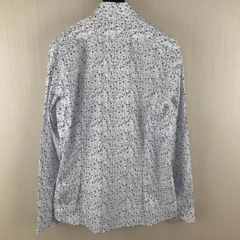 Fendi Fendi White Cotton Long Sleeve Shirt for Men 0089 Size US XL / EU 56 / 4 - 2 Thumbnail