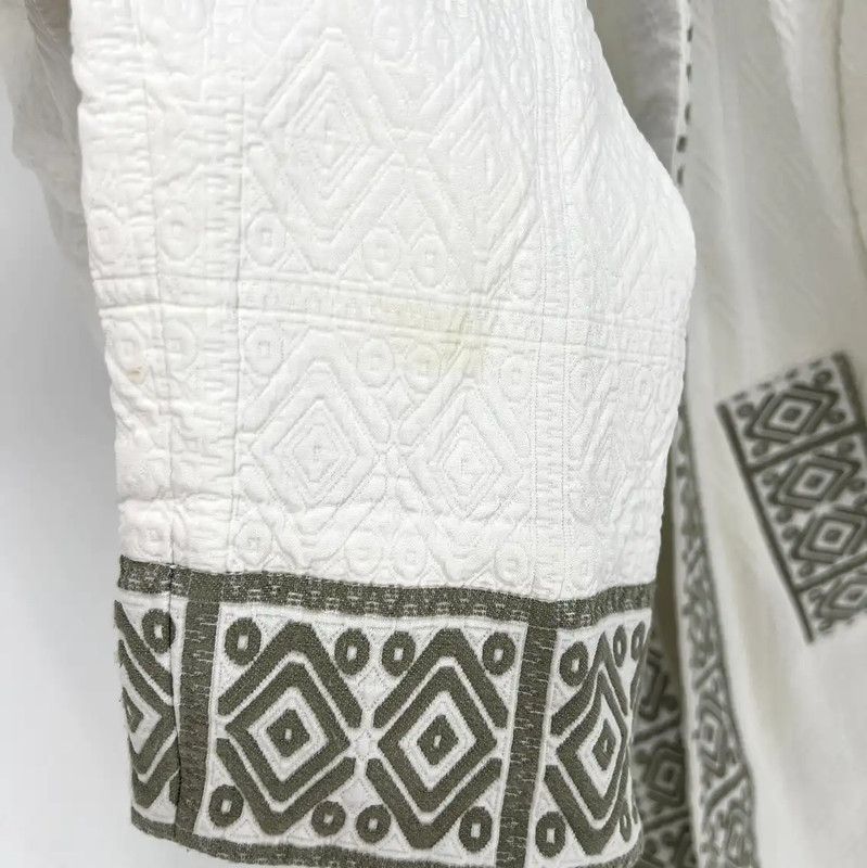 Fendi Fendi Men's White Cotton Coat with Hood 0089 Size US M / EU 48-50 / 2 - 8 Thumbnail