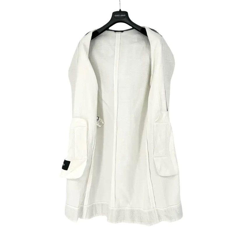 Fendi Fendi Men's White Cotton Coat with Hood 0089 Size US M / EU 48-50 / 2 - 4 Thumbnail