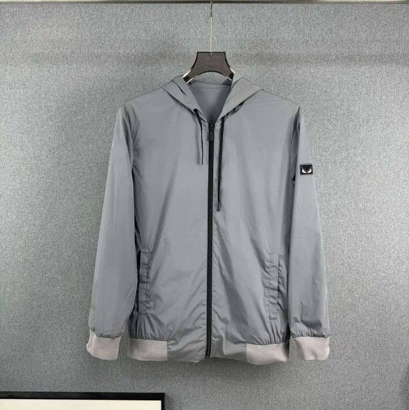 Fendi Fendi Black Men's Zip-up Jacket 0089 Size US M / EU 48-50 / 2 - 3 Thumbnail