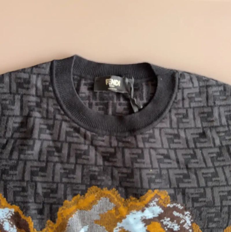 Fendi Fendi Wool Knit Pullover for Men 0089 Size US XS / EU 42 / 0 - 4 Thumbnail