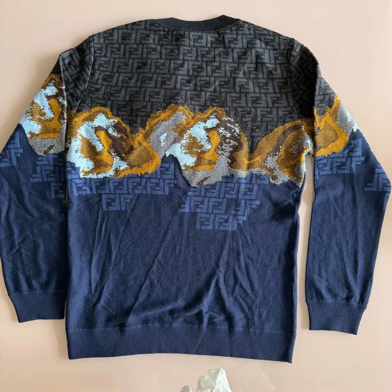 Fendi Fendi Wool Knit Pullover for Men 0089 Size US XS / EU 42 / 0 - 2 Thumbnail