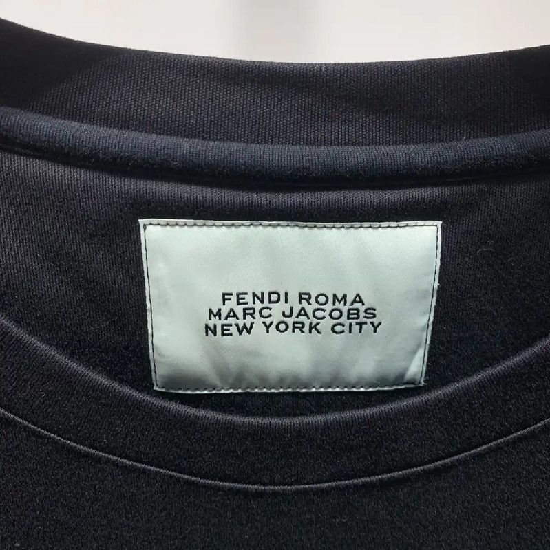 Fendi FENDI Black Cotton Men's T-Shirt 0089 Size US L / EU 52-54 / 3 - 3 Thumbnail