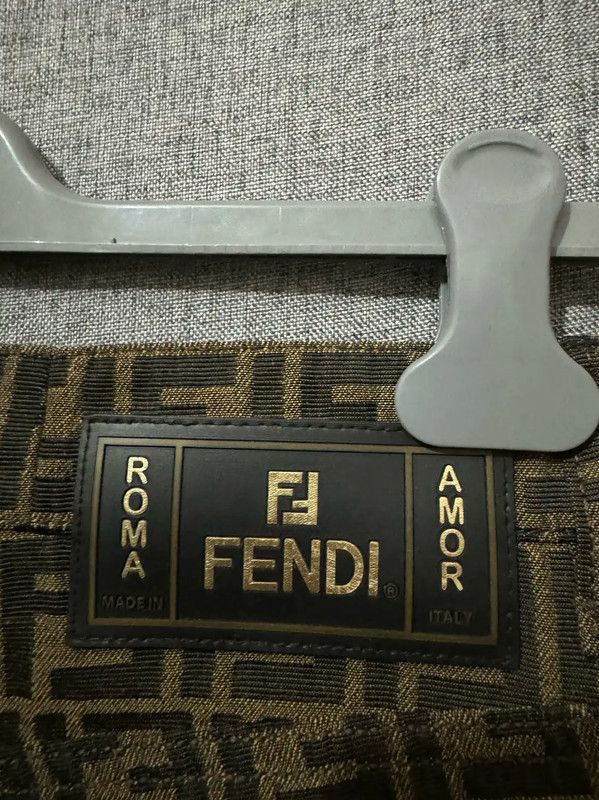 Fendi Fendi Color-Block Embroidered Logo Casual Pants 0089 Size US 26 / EU 42 - 3 Thumbnail