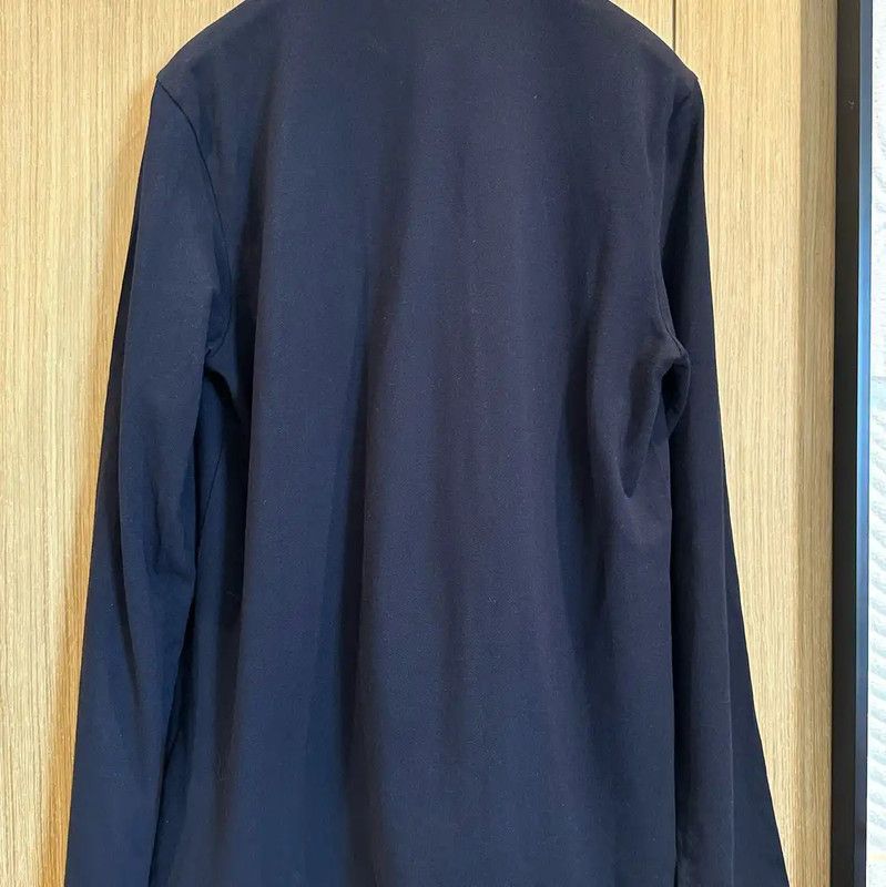 Fendi Fendi Black Cotton Long Sleeve Polo Shirt 0089 Size US L / EU 52-54 / 3 - 3 Thumbnail