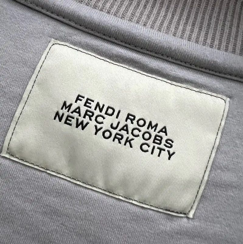 Fendi Fendi Gray Cotton Short Sleeve T-Shirt 0089 Size US XL / EU 56 / 4 - 2 Thumbnail