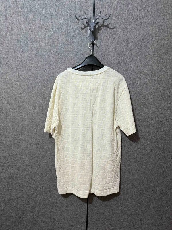 Fendi Fendi Cotton Logo T-Shirt for Men 0089 Size US M / EU 48-50 / 2 - 2 Thumbnail