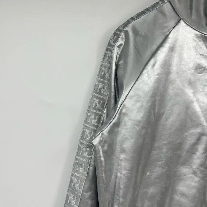 Fendi Fendi Silver Long Sleeve Men's Sweatshirt 0089 Size US L / EU 52-54 / 3 - 4 Thumbnail