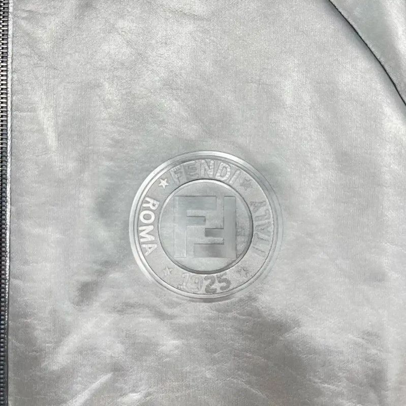 Fendi Fendi Silver Long Sleeve Men's Sweatshirt 0089 Size US L / EU 52-54 / 3 - 3 Thumbnail