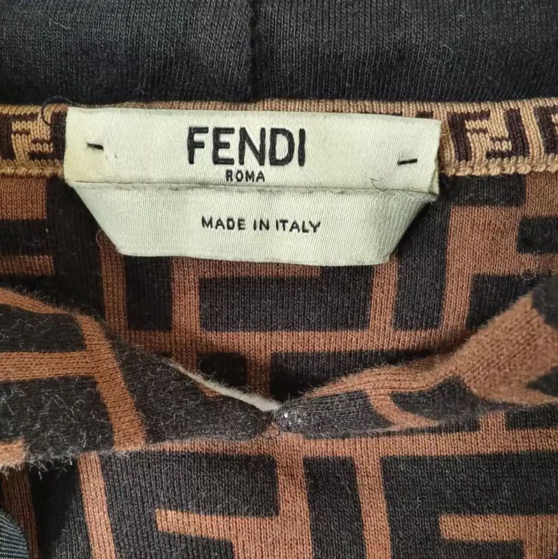 Fendi Fendi Brown Men's Hoodie with Logo 0089 Size US S / EU 44-46 / 1 - 4 Thumbnail