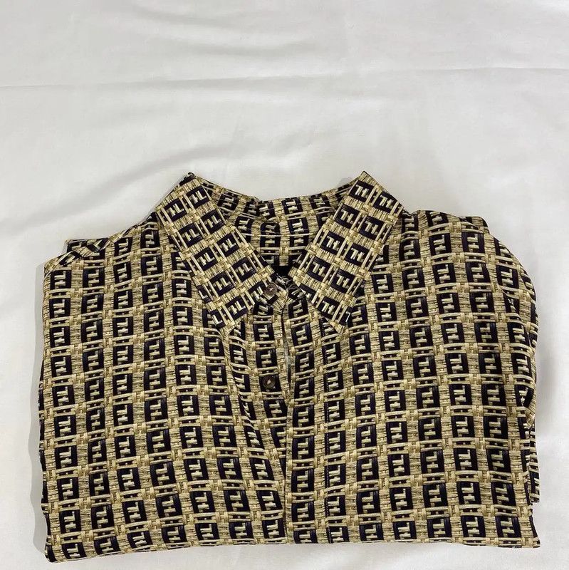 Fendi Fendi Multicolor Short Sleeve Shirt for Men 0089 Size US L / EU 52-54 / 3 - 3 Thumbnail