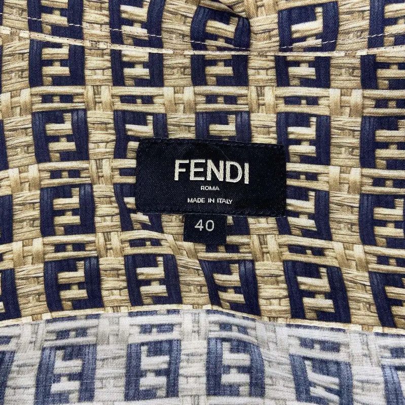 Fendi Fendi Multicolor Short Sleeve Shirt for Men 0089 Size US L / EU 52-54 / 3 - 4 Thumbnail