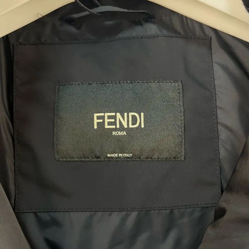 Fendi Fendi Men's Black Padded Vest 0089 Size US M / EU 48-50 / 2 - 4 Thumbnail