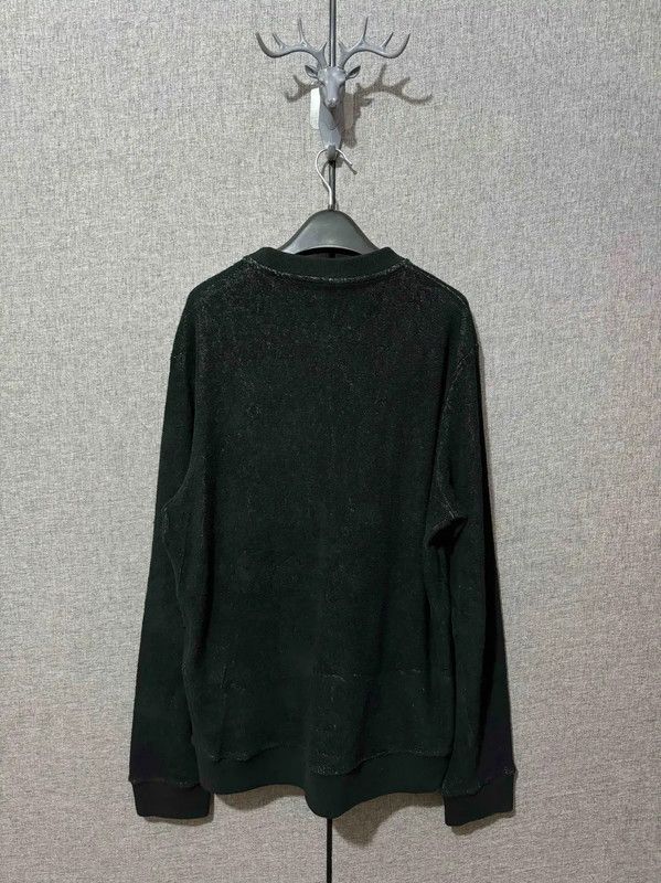 Fendi Fendi Black Cotton Embroidered Logo Sweatshirt 0089 Size US M / EU 48-50 / 2 - 2 Thumbnail