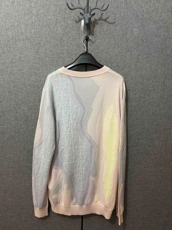 Fendi Fendi Color Block Logo Knit Sweater for Men 0089 Size US XL / EU 56 / 4 - 2 Thumbnail