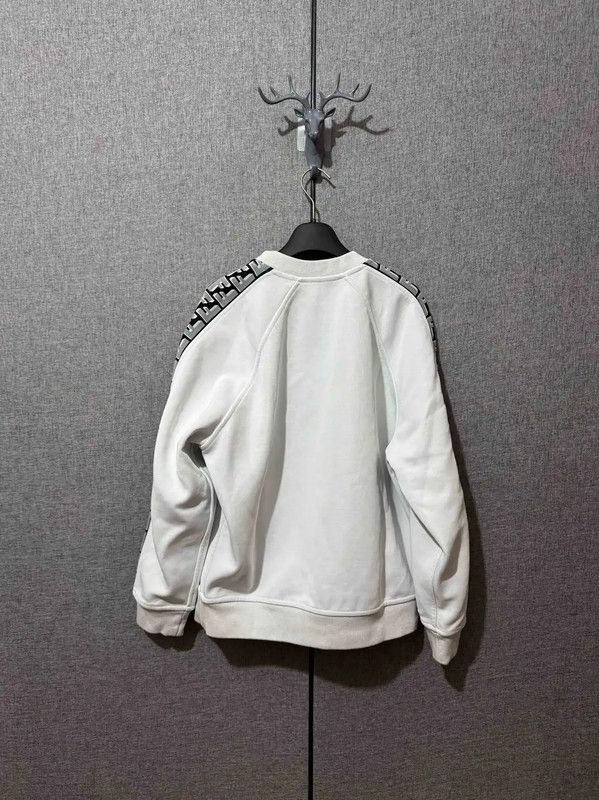 Fendi Men's Cream Wool Print Sweatshirt 0089