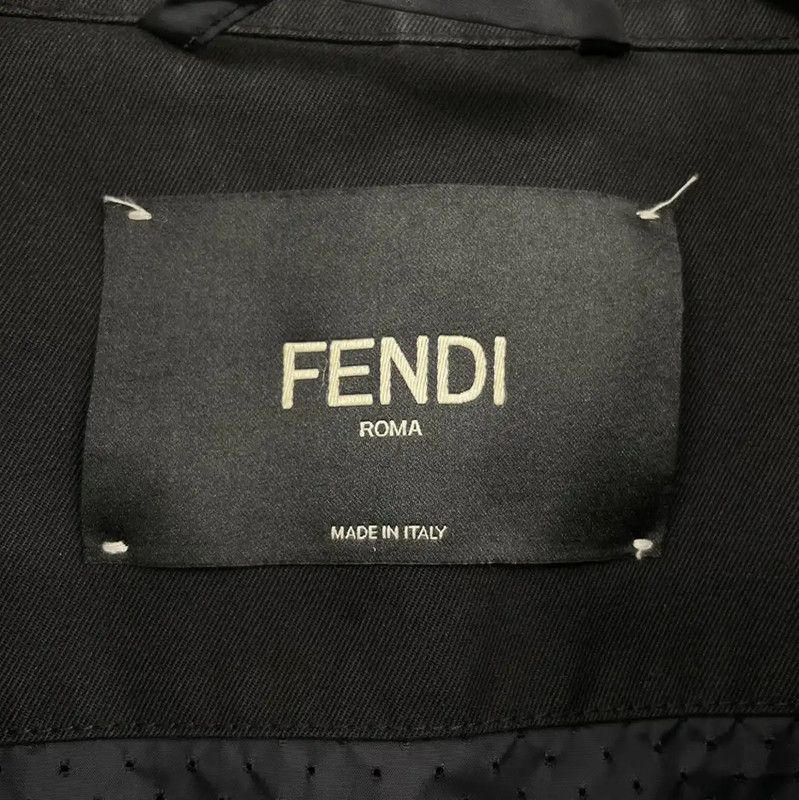 Fendi Fendi Black Long Sleeve Men's Jacket 0089 Size US XL / EU 56 / 4 - 5 Thumbnail