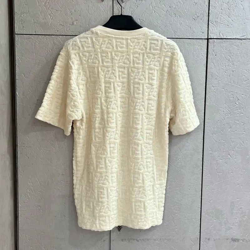 Fendi Fendi White Cotton Short Sleeve T-Shirt 0089 Size US XS / EU 42 / 0 - 2 Thumbnail