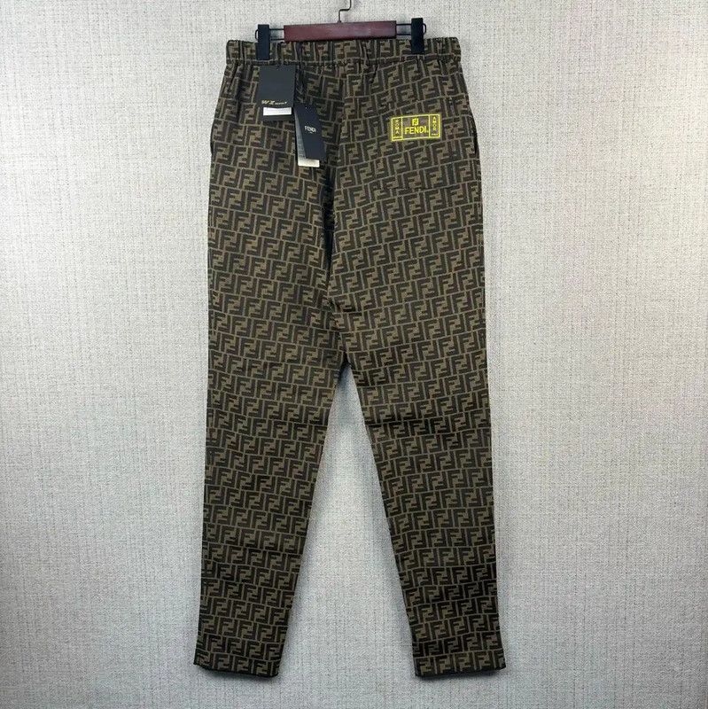 Fendi Fendi Men's Casual Pants in Autumn Coffee Color 0089 Size US 32 / EU 48 - 3 Thumbnail
