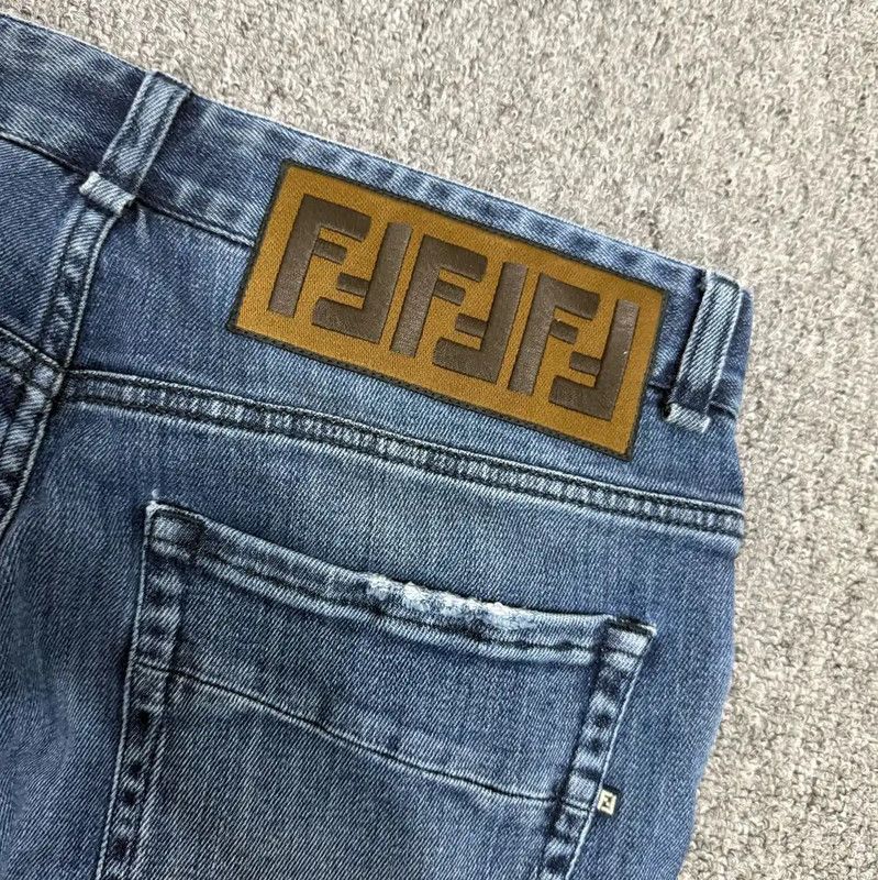Fendi Fendi Men's Casual Blue Denim Pants 0089 Size US 32 / EU 48 - 3 Thumbnail