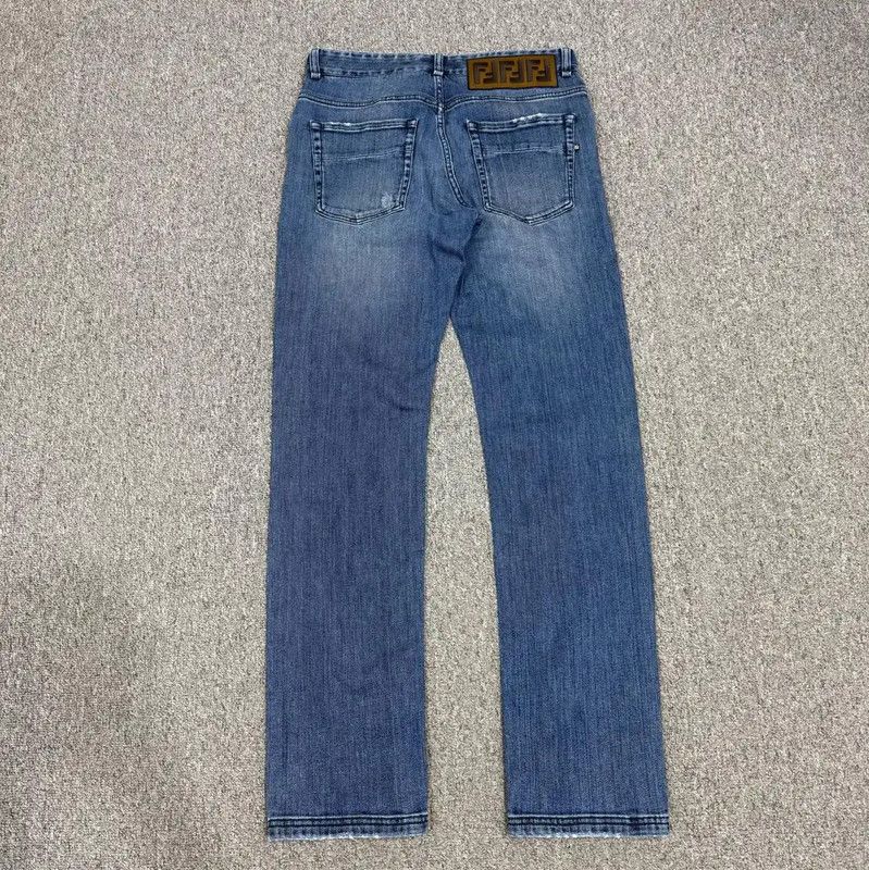 Fendi Fendi Men's Casual Blue Denim Pants 0089 Size US 32 / EU 48 - 2 Thumbnail