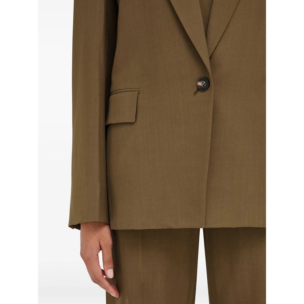 Salvatore Ferragamo Ferragamo BROWN Jackets - Blazers Size M / US 6-8 / IT 42-44 - 5 Thumbnail