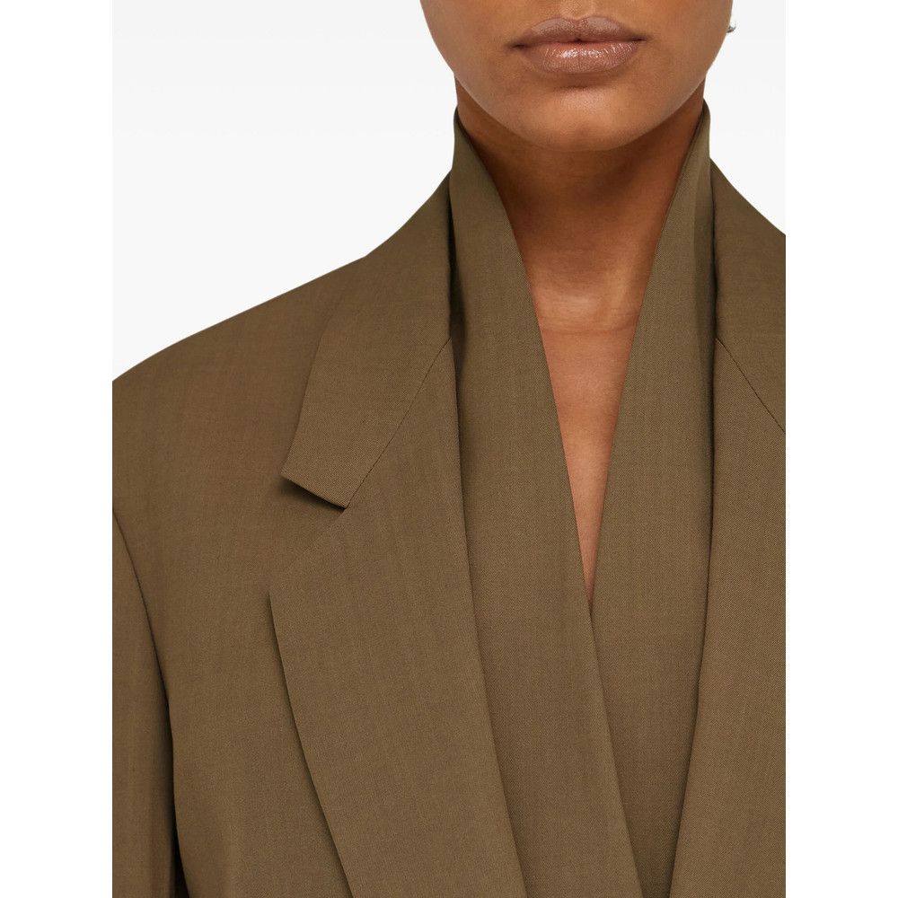 Salvatore Ferragamo Ferragamo BROWN Jackets - Blazers Size M / US 6-8 / IT 42-44 - 4 Thumbnail