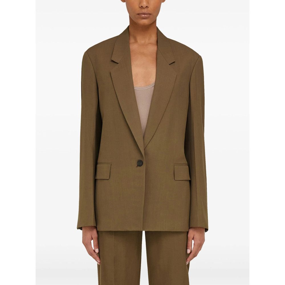 Salvatore Ferragamo Ferragamo BROWN Jackets - Blazers Size M / US 6-8 / IT 42-44 - 3 Thumbnail
