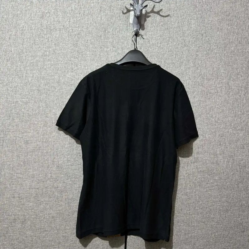 Fendi Fendi Black Cotton Logo T-Shirt for Men 0089 Size US XL / EU 56 / 4 - 2 Thumbnail