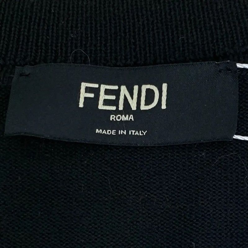 Fendi Fendi Color Block Wool Knit Sweater 0089 Size US M / EU 48-50 / 2 - 5 Thumbnail