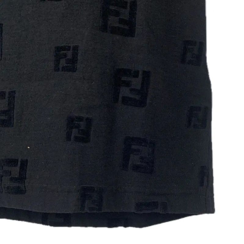Fendi Fendi Black Cotton Short Sleeve T-Shirt 0089 Size US XS / EU 42 / 0 - 5 Thumbnail
