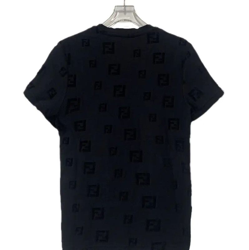 Fendi Fendi Black Cotton Short Sleeve T-Shirt 0089 Size US XS / EU 42 / 0 - 2 Thumbnail
