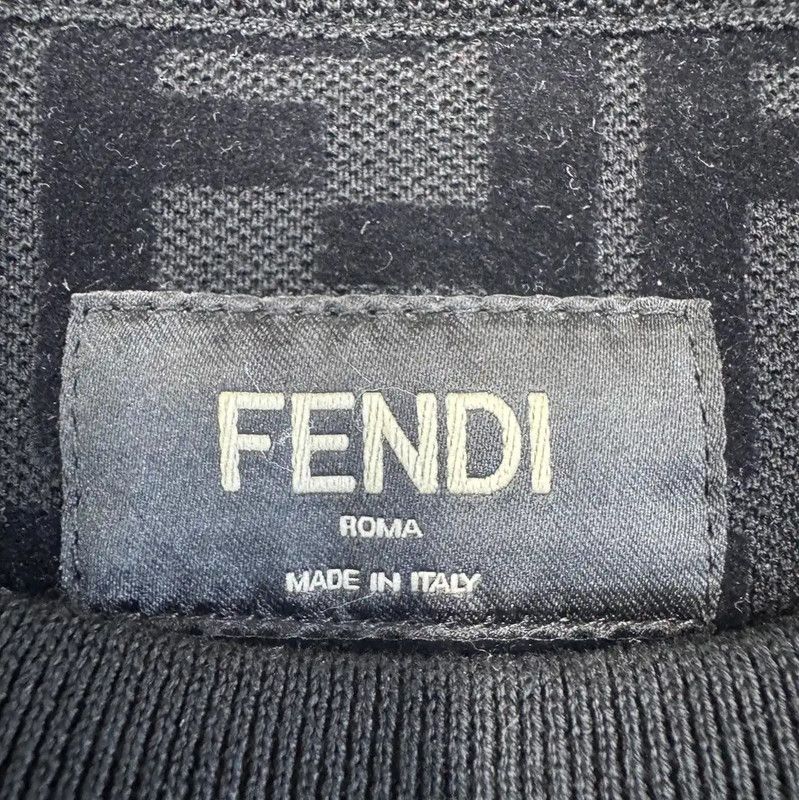 Fendi Fendi Black Men's Sweatshirt Size S 0089 Size US S / EU 44-46 / 1 - 3 Thumbnail