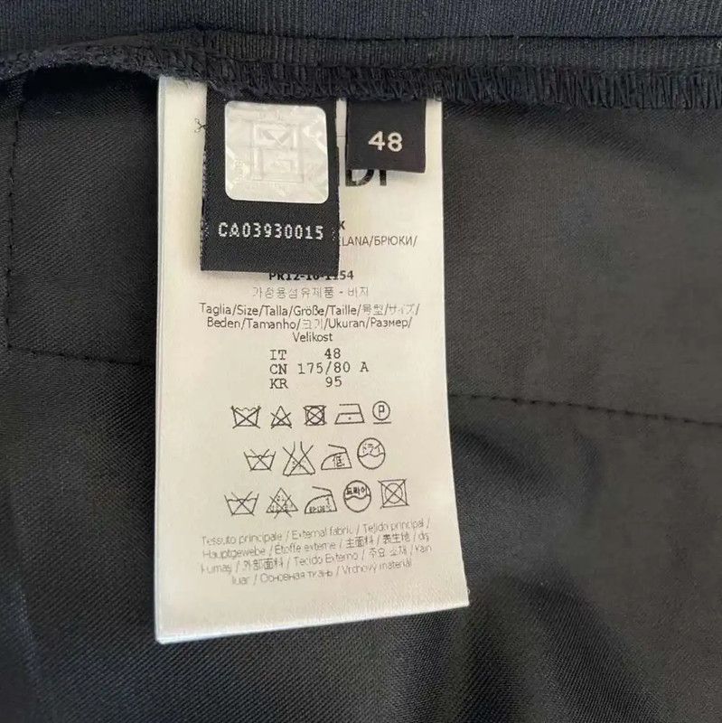 Fendi Fendi Casual Pants in Black Polyester 0089 Size US 31 - 3 Thumbnail
