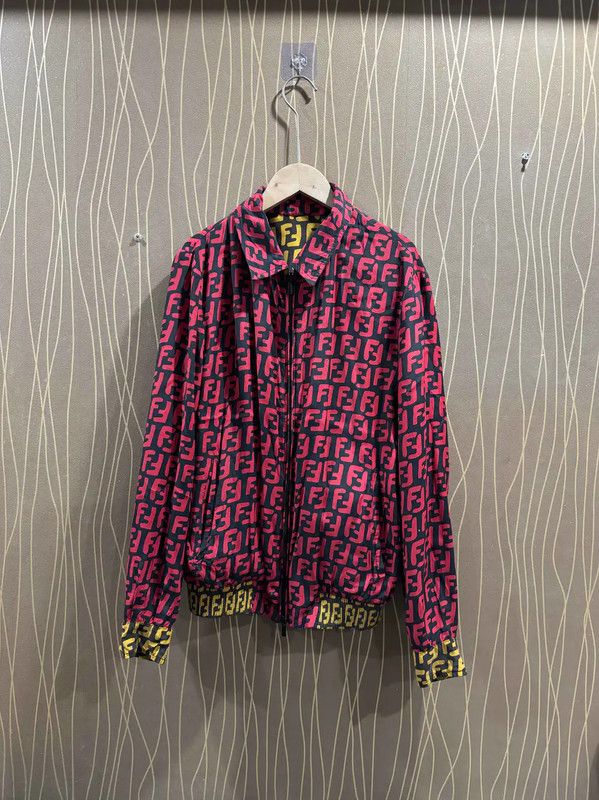 Fendi Fendi Multicolor Polyester Men's Outer Jacket 0089 Size US S / EU 44-46 / 1 - 3 Thumbnail