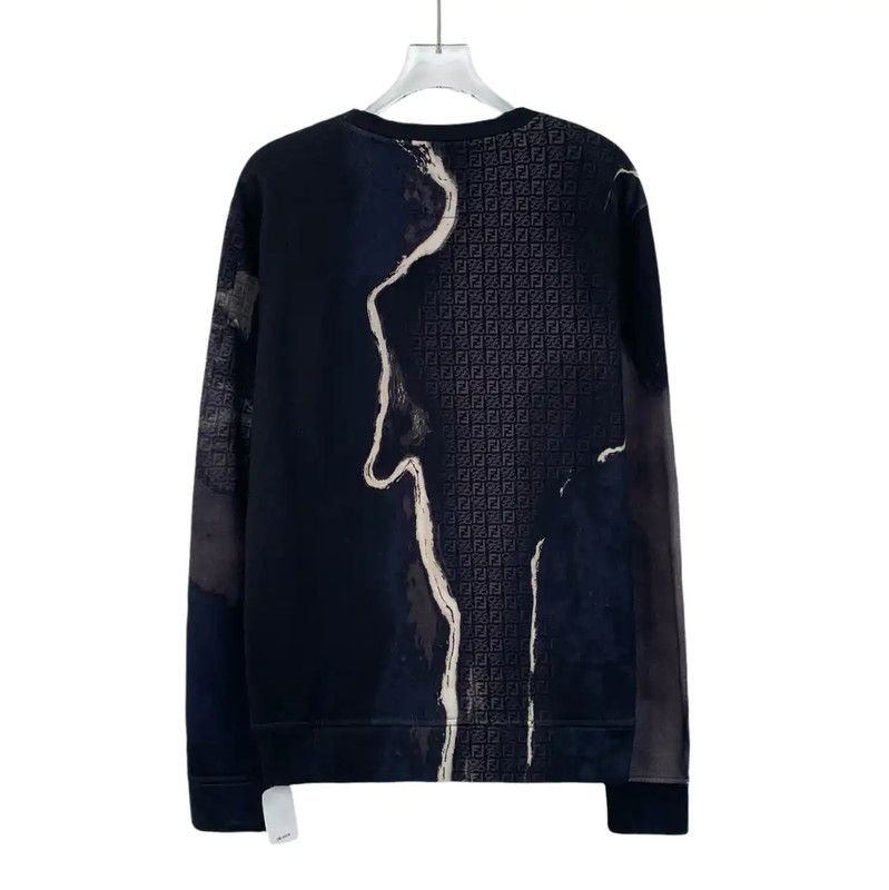 Fendi Fendi Deep Blue Men's Cotton Sweatshirt 0089 Size US S / EU 44-46 / 1 - 2 Thumbnail