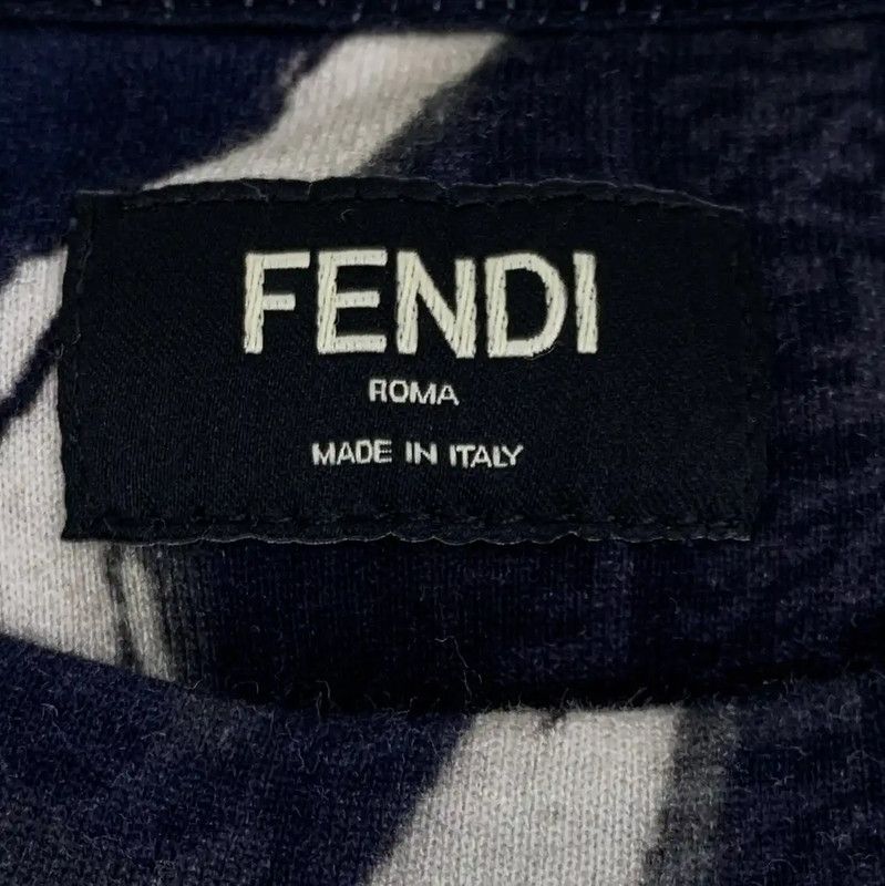 Fendi Fendi Deep Blue Men's Cotton Sweatshirt 0089 Size US S / EU 44-46 / 1 - 5 Thumbnail