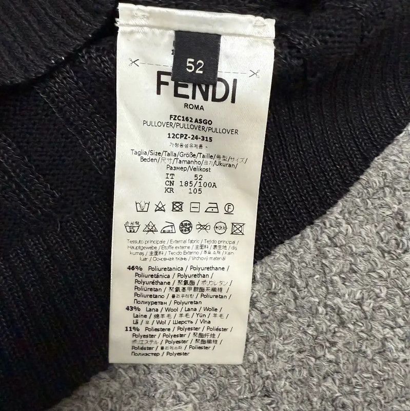 Fendi Fendi Short Sleeve Black Cotton Shirt 0089 Size US L / EU 52-54 / 3 - 4 Thumbnail
