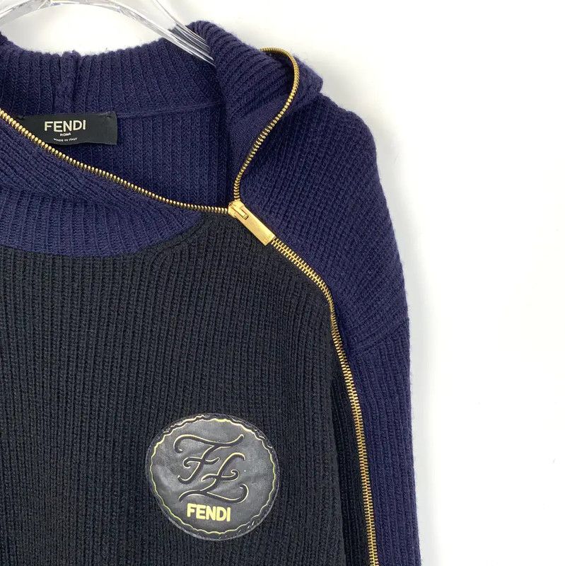 Fendi Fendi Black Men's Other Jacket 0089 Size US M / EU 48-50 / 2 - 2 Thumbnail