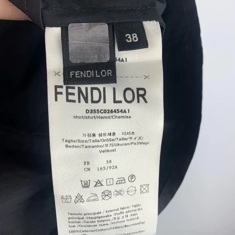 Fendi Fendi Black Long Sleeve Jacket for Men 0089 Size US L / EU 52-54 / 3 - 2 Thumbnail