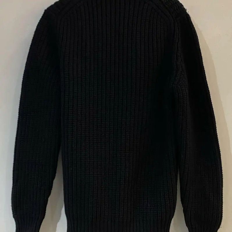 Fendi Fendi Black Cotton Knit Sweater for Men 0089 Size US S / EU 44-46 / 1 - 2 Thumbnail