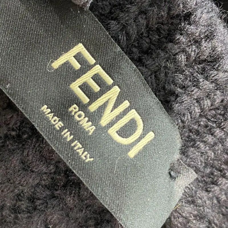Fendi Fendi Black Cotton Knit Sweater for Men 0089 Size US S / EU 44-46 / 1 - 5 Thumbnail