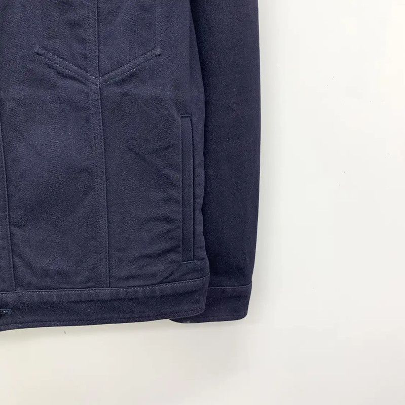 Fendi Fendi Men's Navy Denim Logo Long Sleeve Jacket 0089 Size US M / EU 48-50 / 2 - 4 Thumbnail