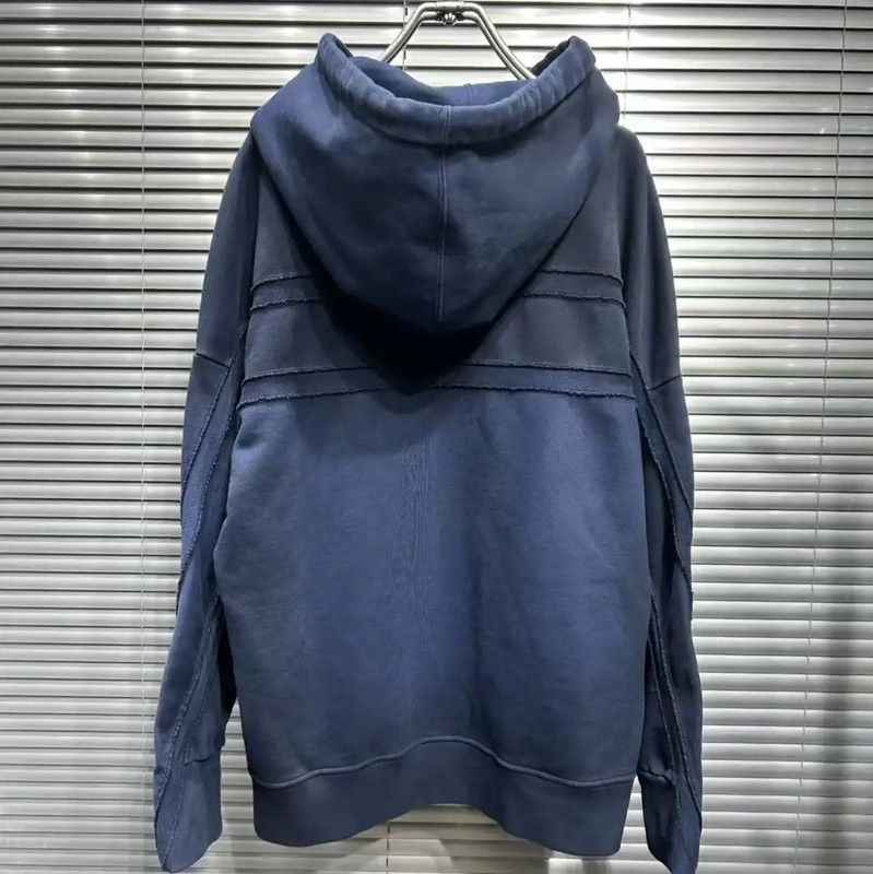 Fendi Fendi Cotton Hooded Sweatshirt in Dark Blue 0089 Size US XXS / EU 40 - 2 Thumbnail