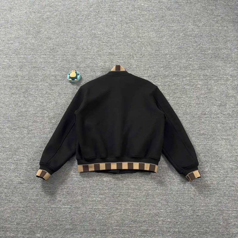 Fendi Fendi Black Wool Men's Jacket 0089 Size US M / EU 48-50 / 2 - 2 Thumbnail