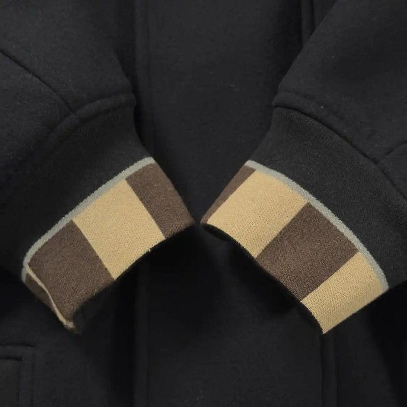 Fendi Fendi Black Wool Men's Jacket 0089 Size US M / EU 48-50 / 2 - 7 Thumbnail